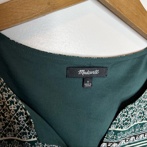 Women's Blue Starland Bell Sleeve Shift Dress Bandana Floral Size Small - Picture 3 of 7